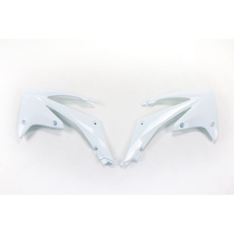 Ouïes de radiateur UFO blanc Honda CRF250R/450R