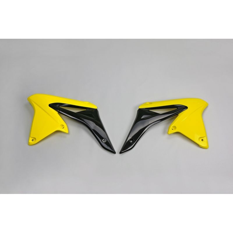 Ouïes de radiateur UFO jaune Suzuki RM-Z250