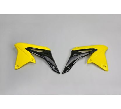 Ouïes de radiateur UFO jaune Suzuki RM-Z250