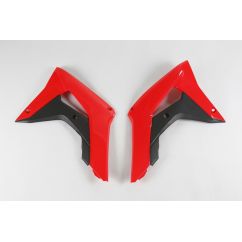 Ouïes de radiateur UFO couleur origine 2017 rouge/noir Honda CRF450R