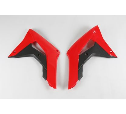 Ouïes de radiateur UFO couleur origine 2017 rouge/noir Honda CRF450R