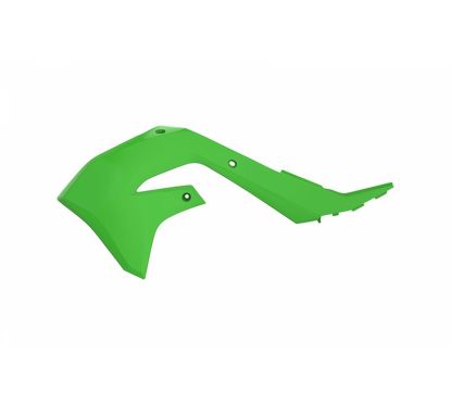 Ouïes de radiateur POLISPORT vert Kawasaki KX450