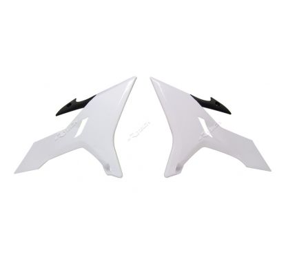 Ouïes de radiateur RACETECH Revolution blanc Yamaha YZ125/250
