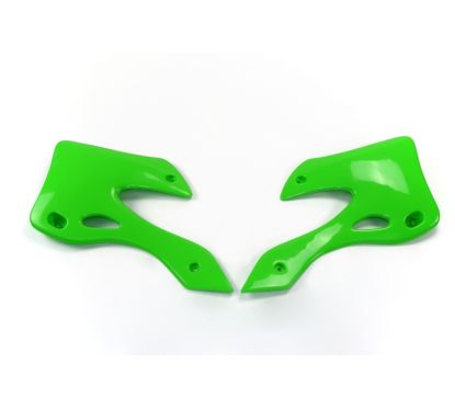 Ouïes de radiateur UFO vert Kawasaki KX125/250