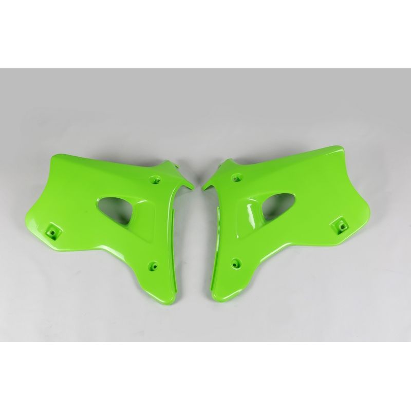 Ouïes de radiateur UFO vert Kawasaki KX125/250