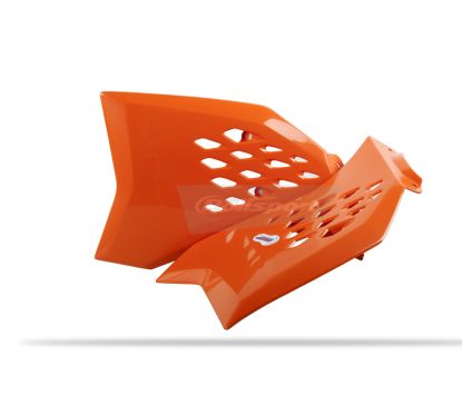 Ouïes de radiateur POLISPORT couleur origine 11-15 orange KTM SX65