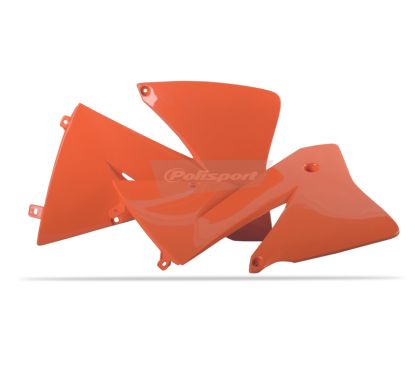 Ouïes de radiateur POLISPORT orange KTM