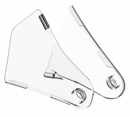 Protection de plaques latérales POLISPORT transparent Kawasaki KX450F