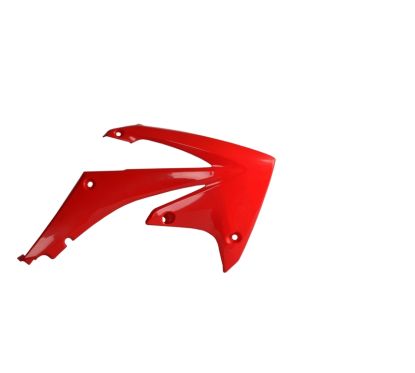 Ouïes de radiateur POLISPORT rouge Honda CRF250R/CRF450R