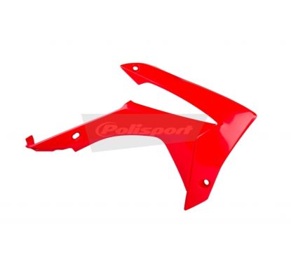 Ouïes de radiateur POLISPORT rouge Honda CRF250R/CRF450R