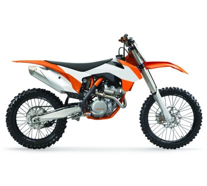 Ouïes de radiateur POLISPORT couleur origine 15 orange/blanc KTM