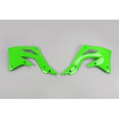 Ouïes de radiateur UFO vert Kawasaki KX450F