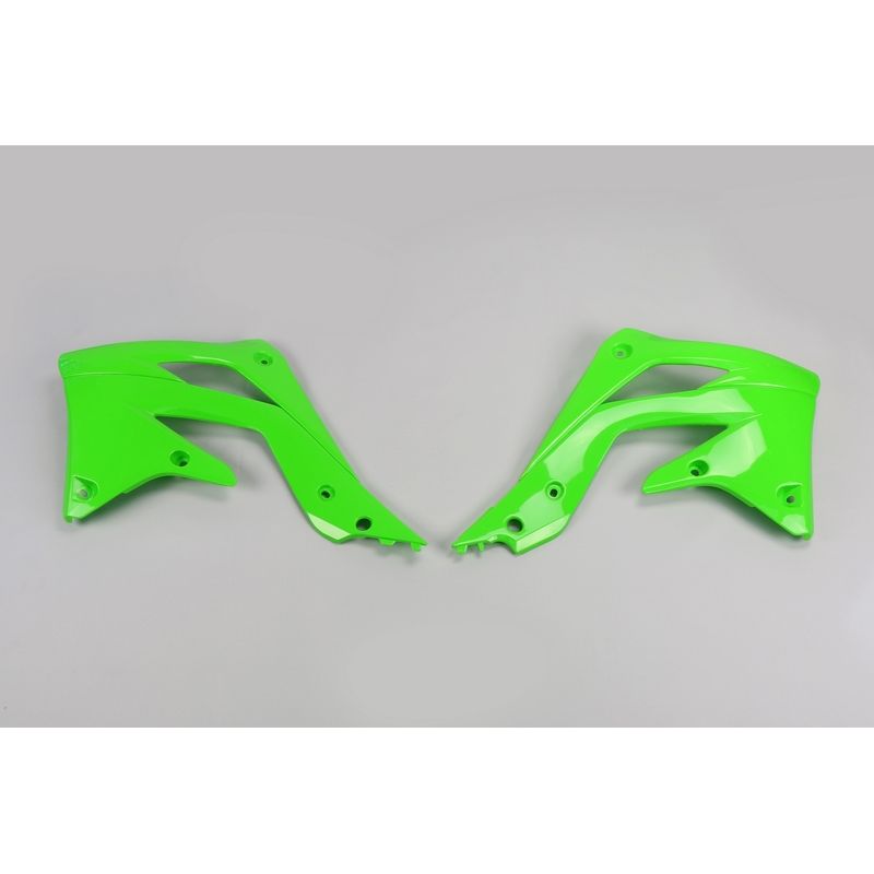 Ouïes de radiateur UFO vert Kawasaki KX450F