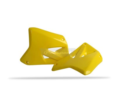 Ouïes de radiateur POLISPORT jaune Suzuki RM125/RM250