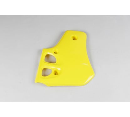 Ouïes de radiateur UFO jaune Suzuki RM80