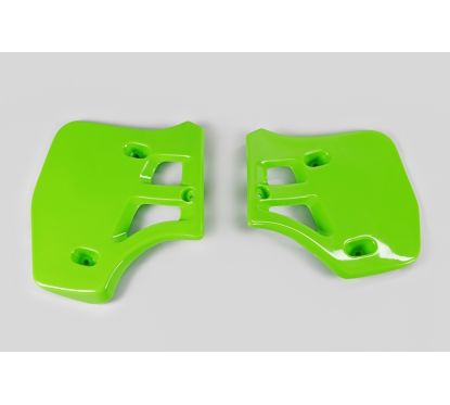 Ouïes de radiateur UFO vert Kawasaki KX250/500