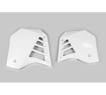 Ouïes de radiateur UFO blanc Yamaha YZ125