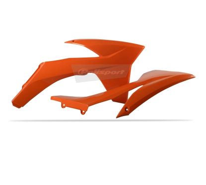 Ouïes de radiateur POLISPORT orange KTM