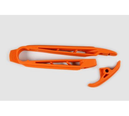 Kit patin de bras oscillant + patin de chaîne inférieur UFO KTM