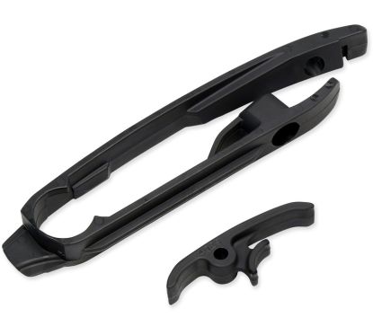 Kit patin de bras oscillant + patin de chaîne inférieur UFO noir KTM/Husqvarna