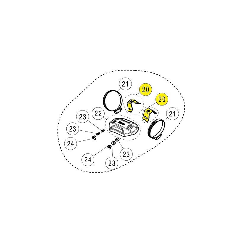 BRACKET STAINLESS STEEL TRIUMP