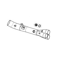 LINK PIPE SS YAMAHA R9