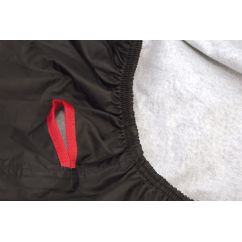 Housse de protection extérieure VECTOR Black Cotton pour moto/scooter - noir - S