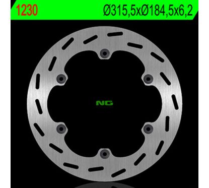 Disque de frein NG BRAKES rond fixe