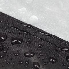 Housse de protection intérieur / extérieur OXFORD Aquatex noir/argent - scooter - avec Top case et bulle haute - S