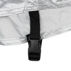 Housse de protection intérieur / extérieur OXFORD Aquatex noir/argent - scooter - avec Top case et bulle haute - S