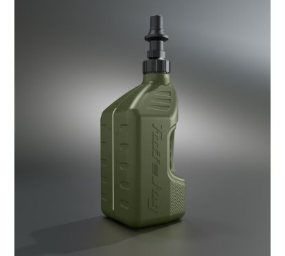 Bidon d'essence TUFF JUG vert forêt avec bouchon Ripper 2.5G/10L