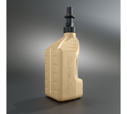 Bidon d'essence TUFF JUG beige avec bouchon Ripper 2.5G/10L