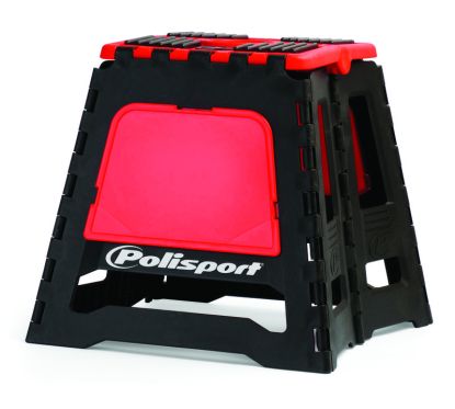 Lève-moto fixe POLISPORT repliable rouge CR/noir