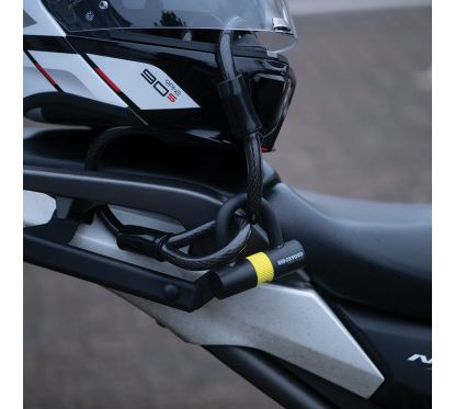 Câble antivol OXFORD Loop Lock15 + Mini-cadenas - 15mm x 2.0m