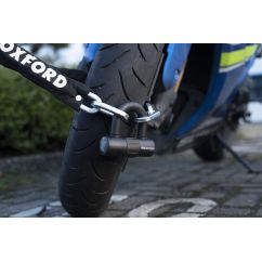 Chaîne antivol OXFORD HD - 1,5m x 9,3mm - homologué Sold Secure Silver / ART3