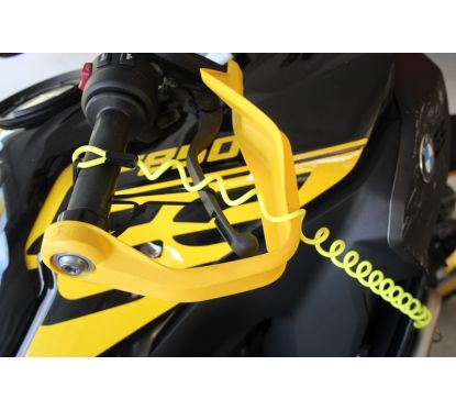 Câble de rappel bloque-disque/antivol VECTOR - Fluo Jaune