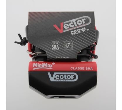 Kit antivol VECTOR Bloque-disque MiniMax+ Ø16mm + Chaîne Ø13mm / 1,3m - Classe SRA / ART