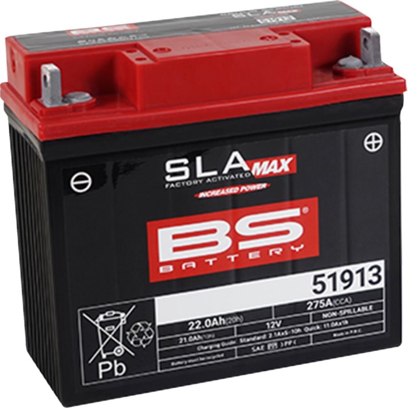 Batterie AGM SLA MAX Factory-Activated sans entretien