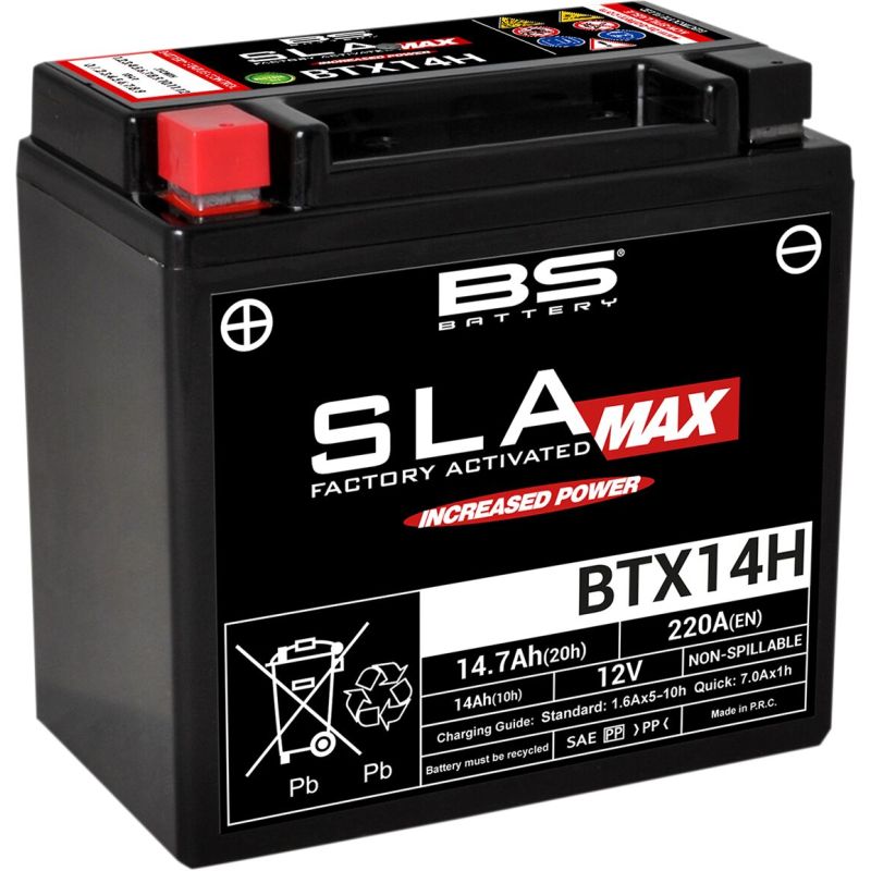 Batterie sans entretien AGM SLA MAX prête à l’emploi