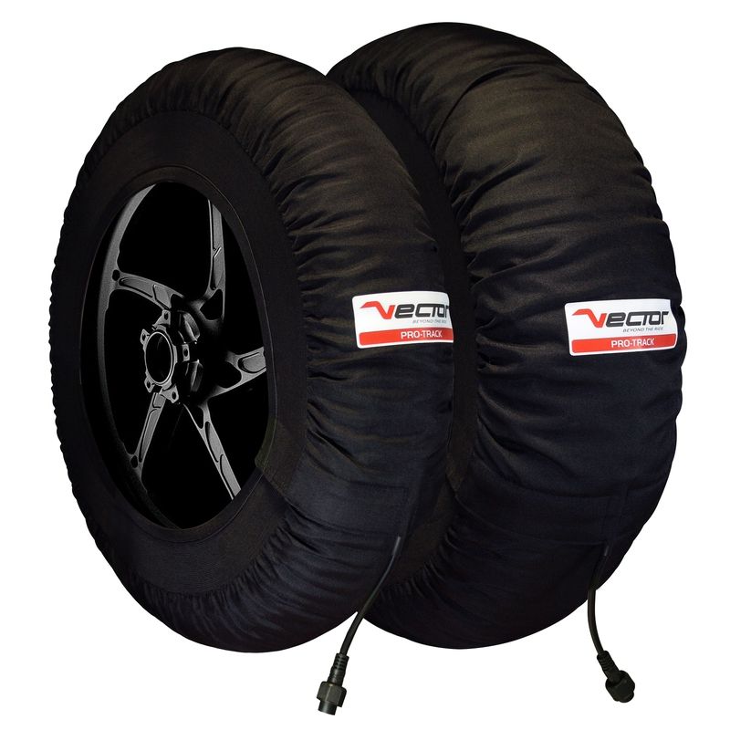 Couvertures Chauffantes + adaptateur France/Suisse VECTOR Pro-Track programmables jusqu’à 99 ºC - 120/165-17 - SM