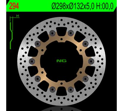 Disque de frein NG BRAKES rond flottant