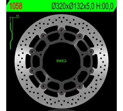 Disque de frein NG BRAKES rond flottant