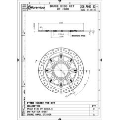 Disques de frein BREMBO UPGRADE T-Drive rond flottant - la paire