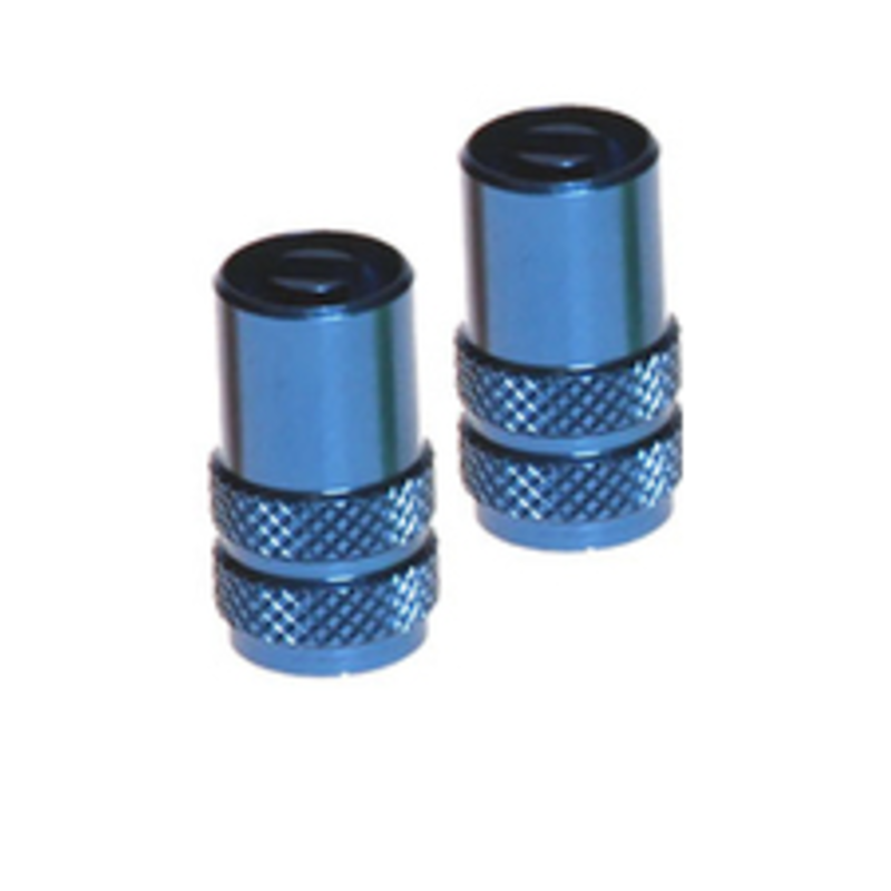 Capuchons de valve RFX Sport Series avec clé de valve 2pcs - bleu