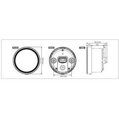 Compteur de vitesse D60-HD TNT-05 avec ABE