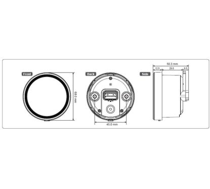 Compteur de vitesse D60-HD TNT-05 avec ABE