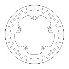 Disque de frein BREMBO Serie Oro rond fixe