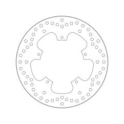 Disque de frein BREMBO Serie Oro rond fixe