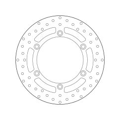 Disque de frein BREMBO Serie Oro rond fixe
