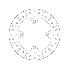 Disque de frein BREMBO Serie Oro rond fixe